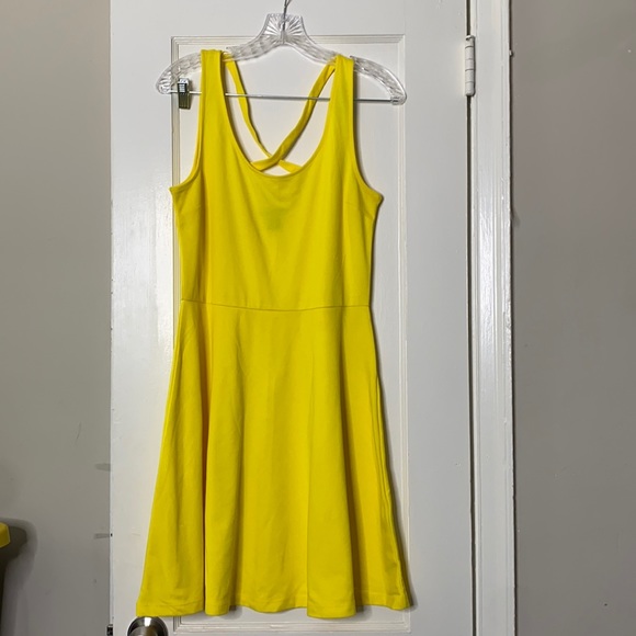 H&M Dresses Yellow Tank Top Dress Poshmark